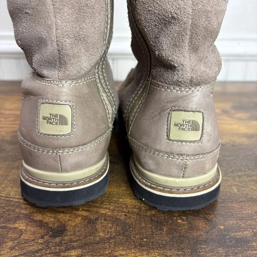 The North Face Size 8.5 Tall Snow Boots Convertible Suede Insulated Snowtropolis